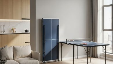 میز پینگ پنگ تاشو برای آپارتمان‌ها